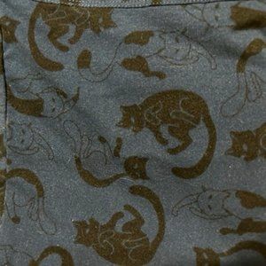 LuLaroe TC 12-18 Leggings grey with black cats